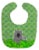 Carolines Treasures BB6280BIB Chow Chow Blue Shamrocks Baby Bib Perspective: front