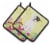 Carolines Treasures BB6114PTHD Easter Eggs White Boxer Cooper Pair of Pot Holde Perspective: front