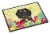 Easter Eggs Wire Haired Dachshund Dapple Indoor or Outdoor Mat 24x36 Perspective: front