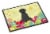 Carolines Treasures BB6066MAT Easter Eggs Giant Schnauzer Doormat 18x27 Perspective: front