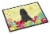 Carolines Treasures BB6074MAT Easter Eggs Bouvier des Flandres Doormat 18x27 Perspective: front