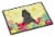 Carolines Treasures BB6092MAT Easter Eggs Cocker Spaniel Black Doormat 18x27 Perspective: front