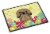 Carolines Treasures BB6102MAT Easter Eggs Pekingese Tan Doormat 18x27 Perspective: front