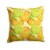 Watercolor Limes and Oranges Citrus Fabric Decorative Pillow Perspective: front