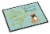 Carolines Treasures BB7633MAT Welcome Friends Fawn French Bulldog Doormat 18x27 Perspective: front