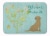 Welcome Friends Chocolate Labrador Retriever Machine Washable Memory Foam Mat Perspective: front