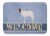 Gascon Saintongeois Welcome Machine Washable Memory Foam Mat, Blue Perspective: front