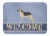 German Shepherd Welcome Machine Washable Memory Foam Mat, Blue Perspective: front