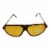 As Seen On TV LIFETIME OPTICS YELLOW SUNGLASSES UV-400- Black Perspective: front