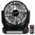 Keanu Solar Power Portable Fan Speaker Perspective: front