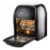 National NA3004AFBLK 12 Qt. 3-in-1 Air Fryer, Oven, & Dehydrator Perspective: front