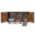 Slickblue 2-Door Cat Litter Box Enclosure with Winding Entry and Scratching Board Perspective: front