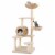 Slickblue 5-Layer Climbing Cat Tree with Sisal Scratching Posts and Washable Cushions Perspective: front