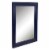 KBC Napa 28  Solid Wood Wall Mirror w/ Beveled Glass in Royal Blue Perspective: front
