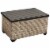 TKC Monterey Outdoor Wicker Storage Coffee Table in Summer Fog Perspective: front