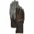 Lfs Glove NT3700BKM Medium Black Nitrile Tough Gloves Perspective: front