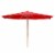 Yescom 13FT Large Outdoor Patio Umbrella UV30+ Wood 8 Rib Pole for Table Beach Yard Garden Perspective: front
