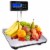 660lbs LCD AC Digital Floor Bench Scale Postal Platform Shipping 300KG Weigh Perspective: front