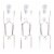 uxcell Stainless Steel Invisible Wall Plate Hangers for Decorative Plates Perspective: front