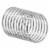 PATIKIL 10pcs Dream Catcher Rings, Metal Macrame Wreath Floral Round Ring Hoop Perspective: front