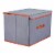 uxcell Collapsible Storage Basket Closet Clothes Organizer Perspective: front