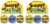 Yeowww My Cats Balls, 2 Packs with 3 Balls per Pack Perspective: front