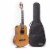 Hola! Music Pre Strung 39  Classical Guitar with Soft Nylon Strings, Natural Perspective: front