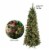Garden Elements Artificial Pencil Fir Christmas Tree With Pine Cones, Multi-colored, 7.5 Ft Perspective: front