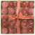 Tuscany Limited Edition Glitter Tealights - Red Perspective: front