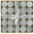 Tuscany Limited Edition Glitter Tealights - Silver Perspective: front