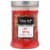 Tuscany® Limited Edition Apple Spice Scented Jar Candle Perspective: front