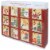 Empire Candle Co 12 Days of Christmas Advent Calendar Votive Candle Set Perspective: front