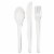 Eco-Products® KIT,PLANTWARE CUTLERY,WH EP-S015 Perspective: front