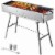 Kitcheniva Stainless Steel Charcoal Grill Perspective: front