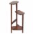 Kitcheniva Bamboo Corner Plant Stand Display Rack 3 Tier Nut Brown Perspective: front