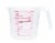 Kitcheniva Large Capacity Clear Plastic Measuring Cups Set of 4 Perspective: front
