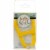 Lucky Brush Safe & Simple Teething Toothbrush 3-36 Months, Yellow Perspective: front