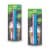 Grand Fusion Jumbo Size Silicone Shake Straws & Brush, Reusable 2-3ct packages Perspective: front