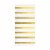600 Napkins - White with Gold Stripes Paper Dinner Napkins Perspective: front