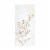 600 Napkins - White with Gold Antique Floral Paper Dinner Napkins Perspective: front