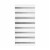 White with Silver Stripes Paper Dinner Napkins (600 Napkins) Perspective: front