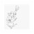 White with Silver Antique Floral Paper Beverage/Cocktail Napkins (600 Napkins) Perspective: front