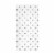 White with Silver Dots Paper Dinner Napkins (600 Napkins) Perspective: front