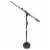 Hola! Music Adjustable Height Studio Microphone Stand with Weighted Base, Black Perspective: front