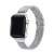 Infinity Skinny Silver Stainless Steel Band for Apple Watch 1,2,3,4,5,6 & SE - Size 42mm/44mm Perspective: front
