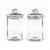 Glass Apothecary Jar Canister Set with Ball Lid (0.7 Gallon) Perspective: front