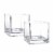 WHOLE HOUSEWARES 4 Inch Square Glass Cube Vase Perspective: front