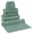 ARSENAL 9 PC TOWEL SET WITH BATHMAT Perspective: front