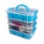 Bins  Things 4 Trays Light Blue Craft Organizers & Storage Box Perspective: front