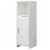Wooden Home Tall Freestanding Bathroom Vanity linen Tower Organizer Cabinet, White Perspective: front
